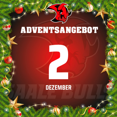 Adventsangebot am 02.12.2025 im Saale Bulls Onlineshop
