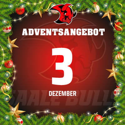 Adventsangebot am 03.12.2025 im Saale Bulls Onlineshop