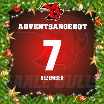 Adventsangebot am 07.12.2025 im Saale Bulls Onlineshop