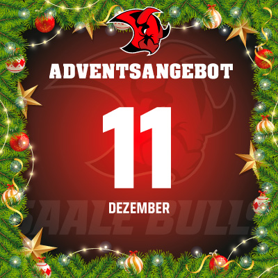 Adventsangebot am 11.12.2025 im Saale Bulls Onlineshop