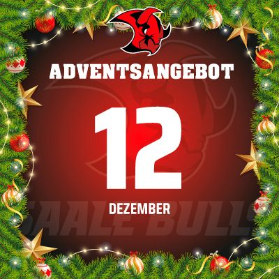 Adventsangebot am 12.12.2025 im Saale Bulls Onlineshop