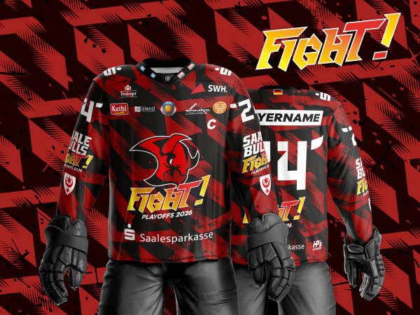 Fantrikots - Playoffs 2026 - der Saale Bulls