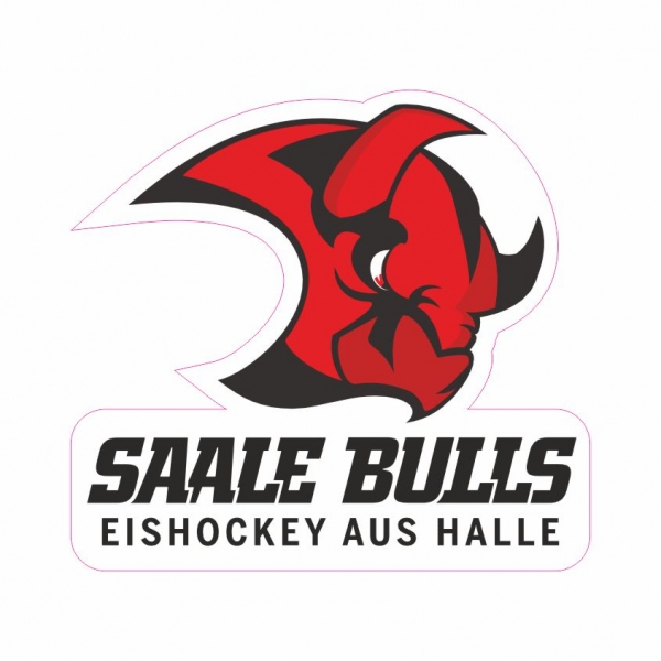 Saale Bulls - Aufkleber - Logo - 30cm