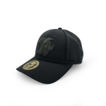 Saale Bulls - Curved-Cap - black on black - Logo - 55cm
