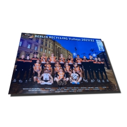 BR Volleys - Mannschaftsposter - 2021-22 - signiert
