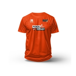 BR Volleys - Pokalsieger 2024 - T-Shirt - orange - Gr: L