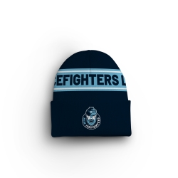 KSW Icefighters - Beanie mit Krempe navy - Logo und Schriftzug