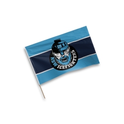 KSW Icefighters - Stabfahne Block - Logo - 40x60cm