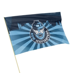KSW Icefighters - Stabfahne - Skyline - 45x30cm