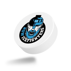 KSW Icefighters - Logo Puck - Weiß